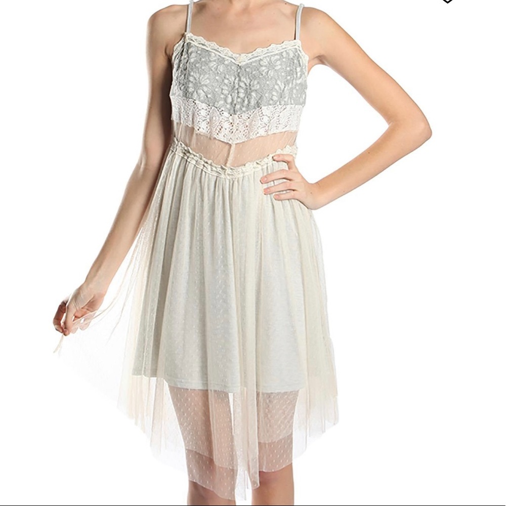 Ryu Lace Overlay Dress